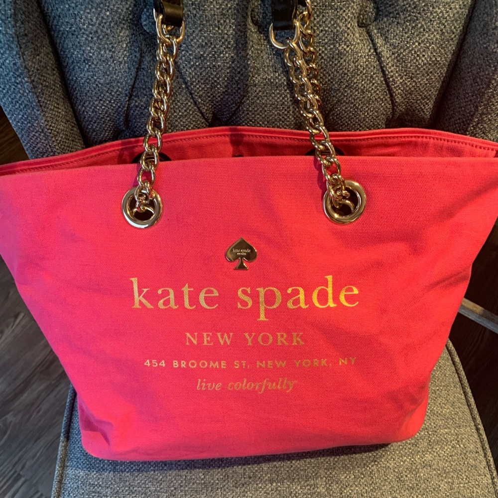 Kate Spade Live Colorfully Canvas Tote